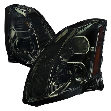 Spec-D Tuning 04-06 Nissan Maxima Projector Headlights - Smoke 2LHP-MAX04G-RS